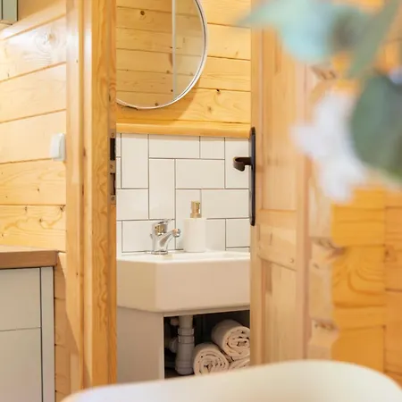 Turystyczna 22 Wyspa Sobieszewska 山林小屋 格但斯克
